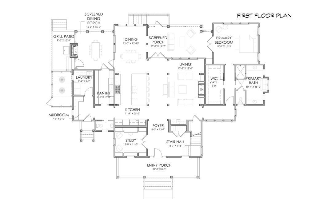 May River Collection Model 15 First Floor Plan