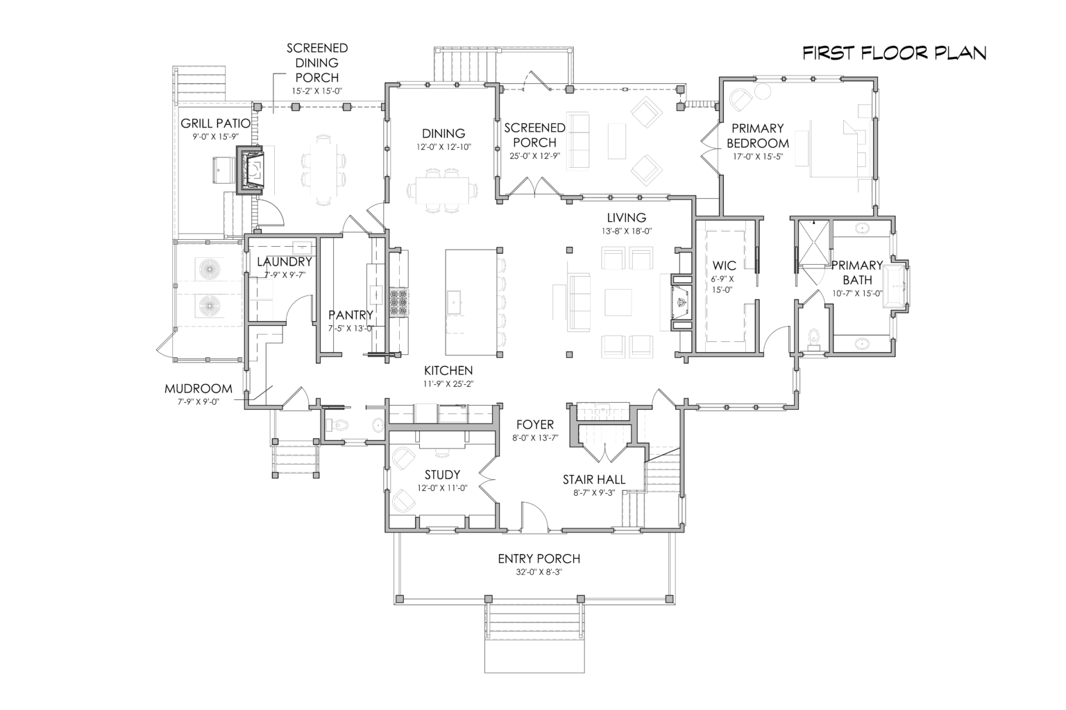 May River Collection Model 15 First Floor Plan